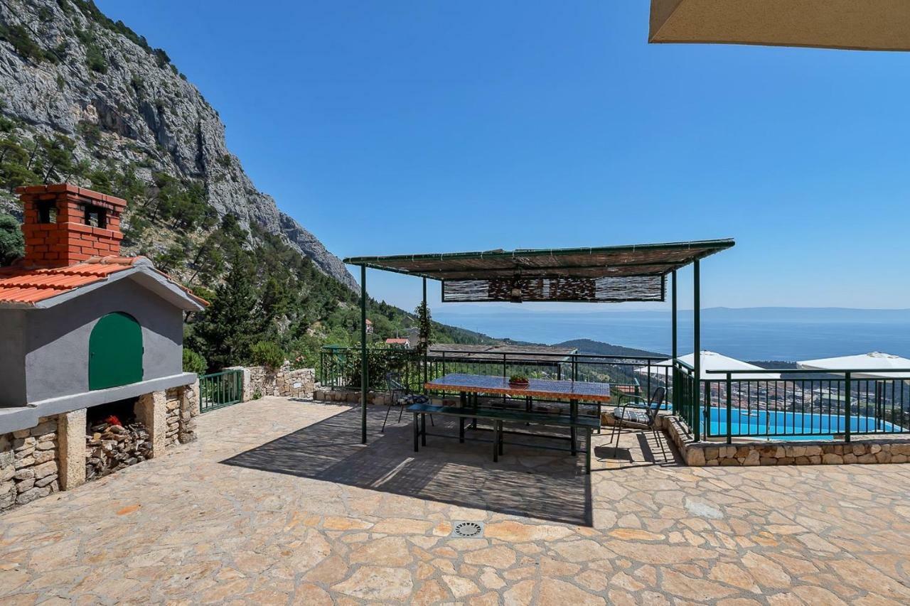 Villa Makar,Heated Pool,Gym,Grill,Seaview ماكارسكا المظهر الخارجي الصورة
